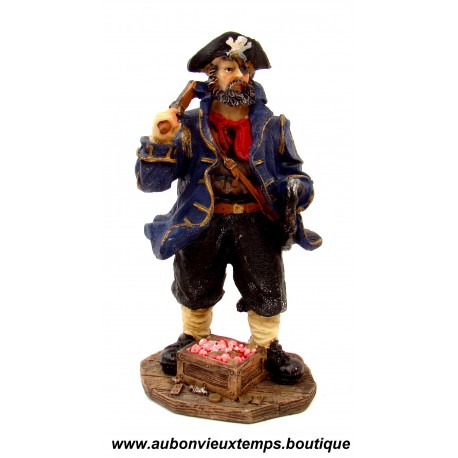 STATUETTE MINIATURE PIRATE - CORSAIRE MALOUIN