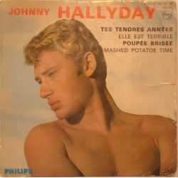 45T TES TENDRES ANNEES - PHILIPS 432 861 - JANVIER 1963 - JOHNNY HALLYDAY
