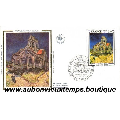 ENVELOPPE PREMIER JOUR EGLISE d'AUVERS / OISE - 1979