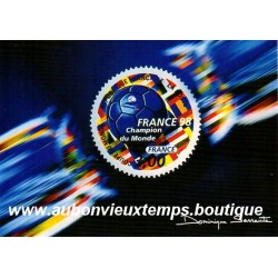 CARTE POSTALE CHAMPION du MONDE - FRANCE 98 - 1998