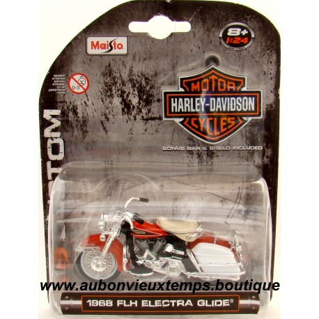 MAISTO 1/24 HARLEY DAVIDSON FLH ELECTRA GLIDE 1968