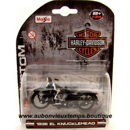 MAISTO 1/24 HARLEY DAVIDSON EL KNUCKLEHEAD 1936