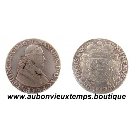 PANTAGON Argent 875 ‰ 1671 MAXIMILIEN-HENRI de BAVIERE – PRINCE EVEQUE