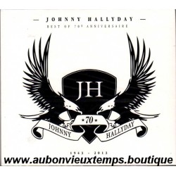 COFFRET 4 CD JOHNNY HALLYDAY BEST OF 70è ANNIVERSAIRE - UNIVERSAL - 2013 