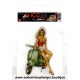 ICE SKIN - STICKER en RESINE sur VINYLE 3M - VINTAGE PIN-UP Réf : DTXLPP60