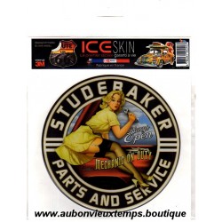 ICE SKIN - STICKER en RESINE sur VINYLE 3M - VINTAGE PIN-UP Réf : DTRXLPP6