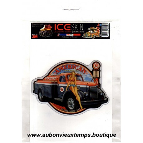 ICE SKIN - STICKER en RESINE sur VINYLE 3M - VINTAGE PIN-UP Réf : DTXLPP4