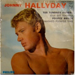 45T TES TENDRES ANNEES - PHILIPS 432 861 - JANVIER 1963 - JOHNNY HALLYDAY