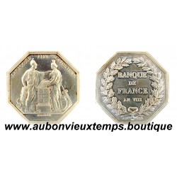 JETON Argent 950 ‰ BANQUE DE FRANCE AN VIII. 