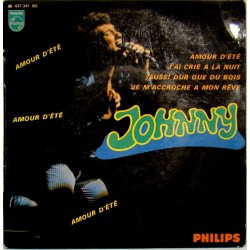 45T AMOUR D'ETE - JUIN 1967 - PHILIPS 437 341 - JOHNNY HALLYDAY