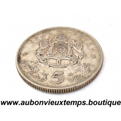 LOT 1 MONNAIE de 5 DIRHAM Argent 720 ‰ MAROC