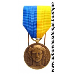 MEDAILLE Bronze UNION FEDERALE des COMBATTANTS - CINQUIÈME RÉPUBLIQUE 