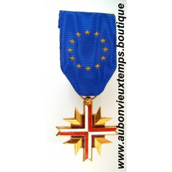 MEDAILLE Bronze CROIX de la CONFÉDÉRATION EUROPÉENNE DES ANCIENS COMBATTANTS - EUROPE 