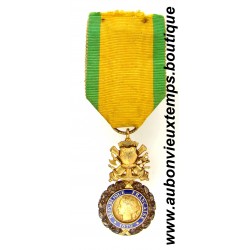 MEDAILLE Argent 950 ‰ 1870 SOUS-OFFICIER MILITAIRE - TROISIÈME RÉPUBLIQUE 