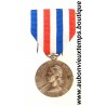 MÉDAILLE d’HONNEUR - des CHEMINS de FER Bronze Argenté