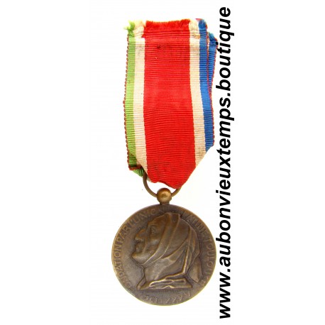 MEDAILLE Bronze 1935 UNION LATINE – RECONNAISSANCE FRANCO-ITALIENNE 