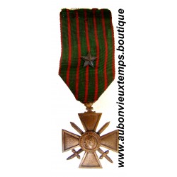 MÉDAILLE CROIX de GUERRE - 1914 - 1918 