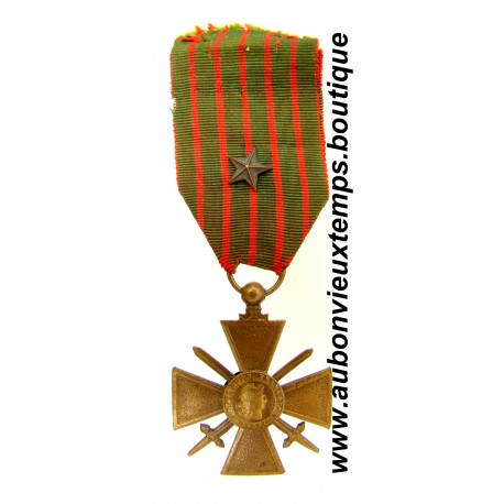 MÉDAILLE CROIX de GUERRE - 1914 - 1918 