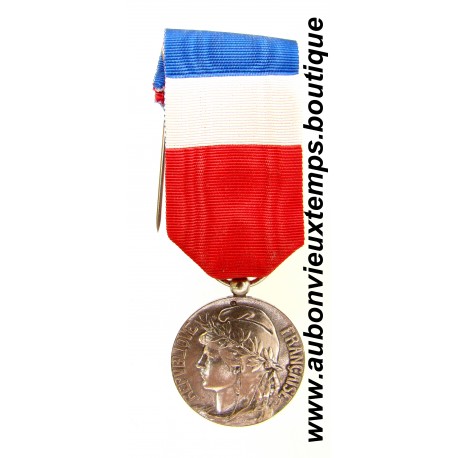 MÉDAILLE d’HONNEUR du TRAVAIL Bronze Argenté 