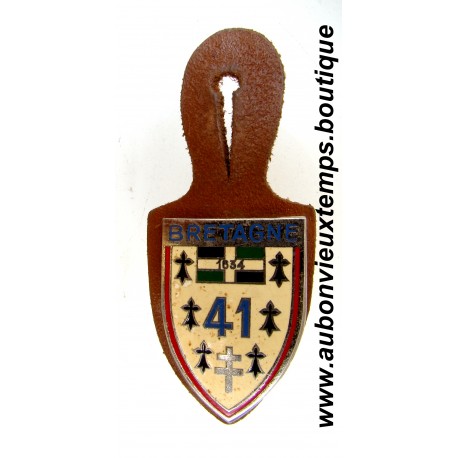 INSIGNE 41ème REGIMENT D'INFANTERIE BRETAGNE