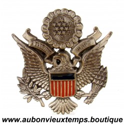 INSIGNE de CASQUETTE MILITAIRE AMERICAINE – US – WW2