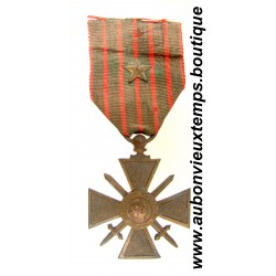 MÉDAILLE CROIX de GUERRE - 1914 - 1918 