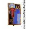 INSIGNE 38° RT RÉGIMENT DES TRANSMISSIONS Epoque AFN - GUERRE ALGERIE – DRAGO H 576