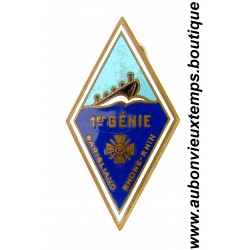 INSIGNE 1er REGIMENT du GENIE – ARIGLIANO RHONE RHIN - DRAGO H 209