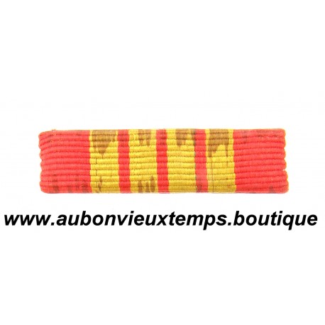 BARETTE RAPPEL de DECORATION de la MEDAILLE de la CROIX DE GUERRE 1939-1945