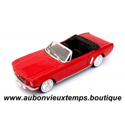 SOLIDO 1/43 FORD MUSTANG CABRIOLET 1964 N° 6