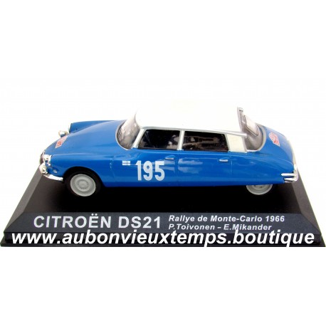 IXO 1/43 CITROEN DS 21 - RALLYE de MONTE-CARLO 1966