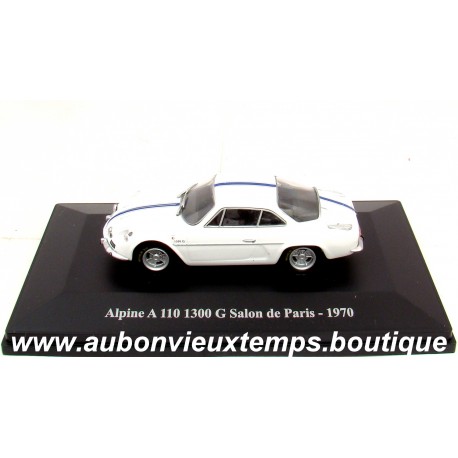 ELIGOR 1/43 RENAULT ALPINE A 110 1300 G 1970 - SALON de PARIS