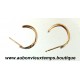 BOUCLES d'OREILLES OR 750 ‰ - 18 CARATS