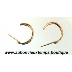 BOUCLES d'OREILLES OR 750 ‰ - 18 CARATS