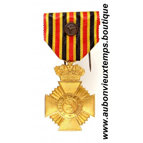 MEDAILLE de la CROIX d'HONNEUR BELGE pour un LONG SERVICE de 2ème CLASSE