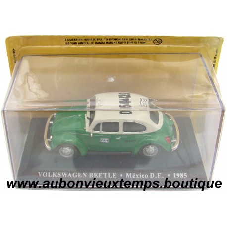 IXO 1/43 VOLKSWAGEN BEETLE COCCINELLE - TAXI MEXICO D.F. 1985