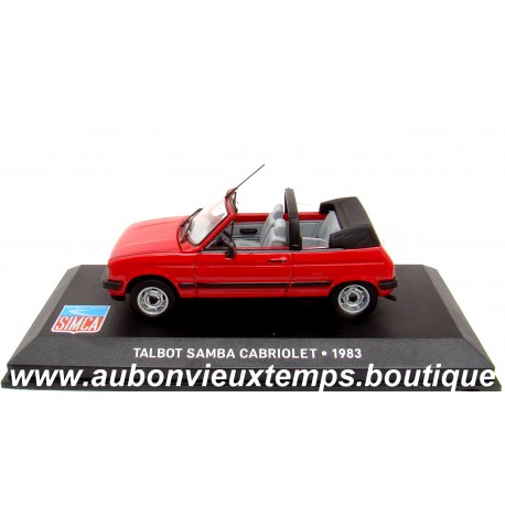 IXO 1/43 SIMCA TALBOT SAMBA COUPE CABRIOLET 1983