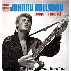 LP 33T x 2 JOHNNY HALLYDAY - SING in ENGLISH - ROCKIN' USA 