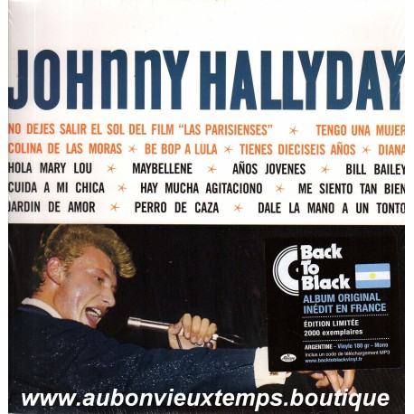 LP 33T JOHNNY HALLYDAY - ARGENTINE ( NEUF sous BLISTER ) 