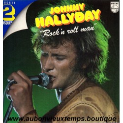 LP 33T x 2 JOHNNY HALLYDAY - ROCK'N ROLL MAN