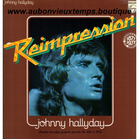 LP 33T JOHNNY HALLYDAY - REIMPRESSION