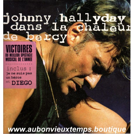 LP 33T x 2 JOHNNY HALLYDAY - Dans la CHALEUR de BERCY