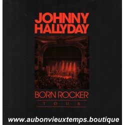 LP 33T x2 JOHNNY HALLYDAY - BORN ROCKER TOUR