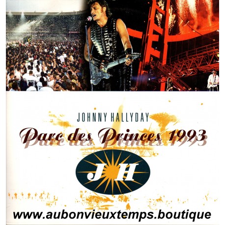 LP 33T x2 JOHNNY HALLYDAY - PARC des PRINCES 1993