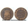 10 LEPTA 1844 - GRECE - BRONZE