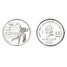 100 FRANCS Argent 900 ‰ BE 1990 ALBERTVILLE 92 - PATINAGE VITESSE