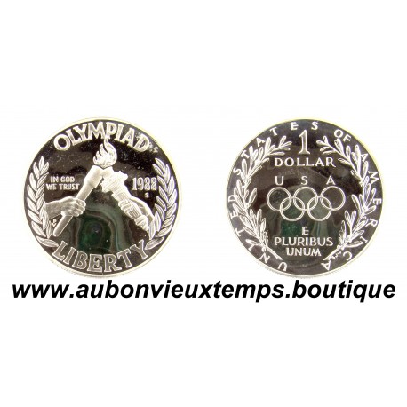 DOLLAR Argent 900 ‰ BE 1988 S OLYMPIAD