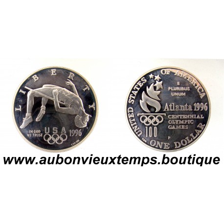 DOLLAR Argent 900‰ 1996 P CENTENAIRE des JEUX OLYMPIQUES - ATLANTA 