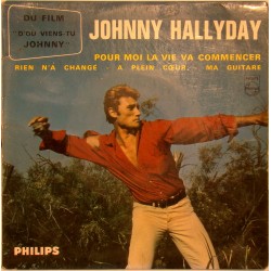 45T POUR MOI LA VIE VA COMMENCER - PHILIPS 432 967 - OCTOBRE 1963 - JOHNNY HALLYDAY