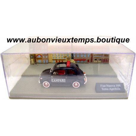 EDICOLA 1/43 FIAT NUOVA 500 TETTO APRIBILE - CAMPARI